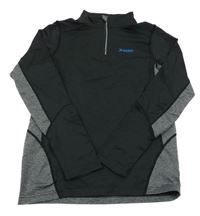 Čierno-sivá thermo mikina Rossi