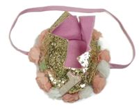 Kostým - Zlato-růžová koruna s číslom