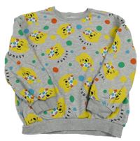 Sivá melírovaná mikina s Pudsey George