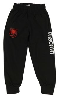 Černé sportovní kalhoty s logem 