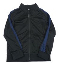 Čierno-tmavomodrá prepínaci športová mikina M&S