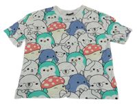 Biele tričko so Squishmallows