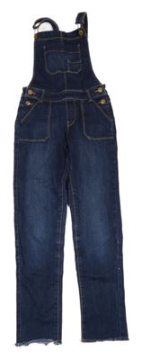 Tmavomodré skinny laclové rifle Kiabi 