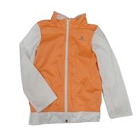 Oranžovo-biela prepínaci funkčná športová mikina Decathlon