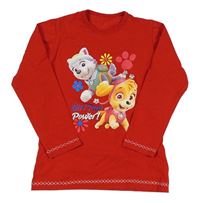Červené triko s PAW PATROL