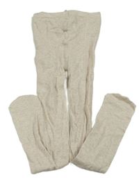 Svetlobéžové melírované pančuchy H&M