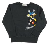 Čiernošedá mikina s Mickey s kamarády LC WaIKIKI