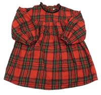 Červeno-kockované šaty Next