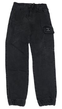 Černé cuff rifle s kapsou 