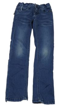 Modré skinny teplákové rifle name it.