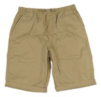Béžové chino plátenné kraťasy St. Bernard