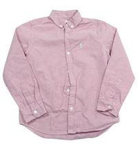Ružová melírovaná košeľa s výšivkou Next