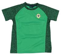 Zeleno-tmavozelené sportovní tričko - Irish Football Association