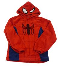 Červeno-modrá chlupatá mikina - Spiderman Marvel