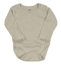 Svetlobéžové melírované rebrované body F&F