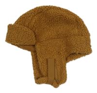 Hnědá huňatá beranice H&M