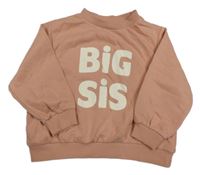 Starorůžová mikina s nápisem H&M