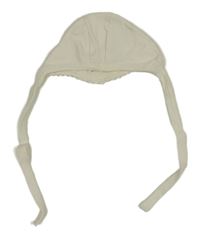 Smetanový bavlněný čepeček