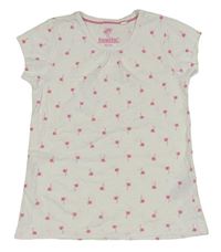 Biele tričko s palmami Lupilu