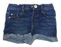 Tmavomodré rifľové kraťasy Denim Co.