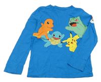 Modré triko s pokémony C&A