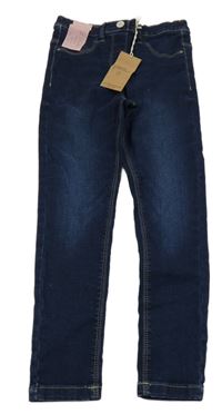 Nové - Tmavomodré džegíny Next