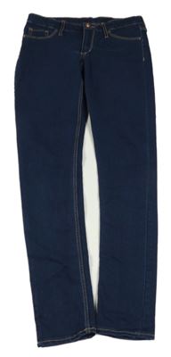 Tmavomodré super skinny rifle H&M