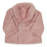 Růžový kožešinový podšitý kabátek Pep&Co