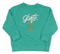 Zelená mikina s nápisom Urban