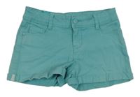 Modré rifľové kraťasy Okaidi