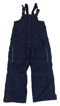 Tmavomodré laclové šusťákové oteplovačky Impidimpi