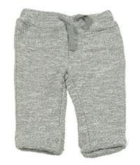 Svetlošedá -biele melírované pletené tepláky S. Oliver