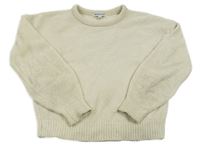 Smotanový žinylkový sveter Manguun