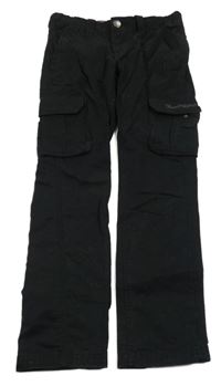 Čierne cargo nohavice Dognose