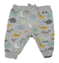 Sivé tepláky so zvieratkami H&M