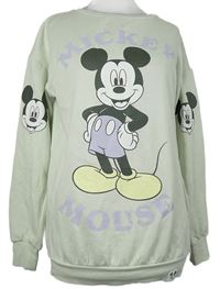 Dámská světlemodrá oversized mikina s Mickeym George 