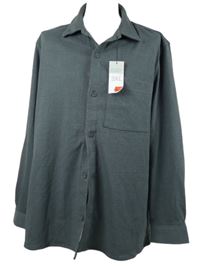 Nové - Pánska sivá košeľa Primark vel. 3XL
