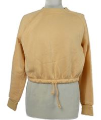 Dámská oranžová crop mikina H&M