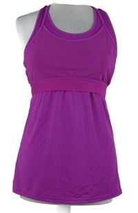 Dámský purpurový sportovní funkční top 