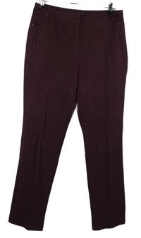 Dámske vínové nohavice M&S