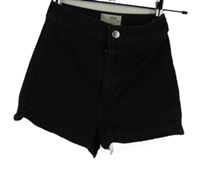 Dámské černé riflové kraťasy Tally Weijl 