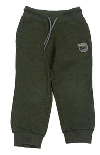 Khaki tepláky s nášivkou Pocopiano