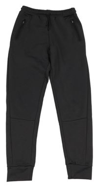 Tmavošedé tepláky se zipy Dunnes