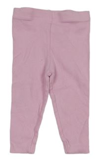 Ružové rebrované legíny ERgee
