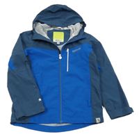 Tmavomodro-modrá šusťáková jarní funkční bunda s kapucí Regatta