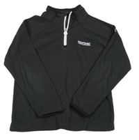 Antracitová fleecová funkčná mikina s logom Regatta