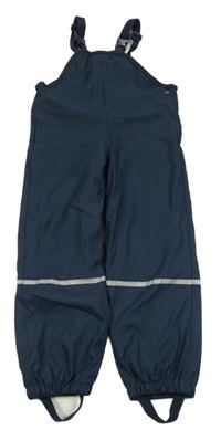 Tmavomodré nepromokavé podšité lacláče s proužkem Lupilu