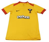 Oranžovo-červené sportovní funkční tričko Nike