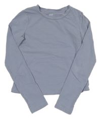 Fialové crop tričko H&M
