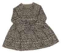 Kakaové leopardí šaty dunnes